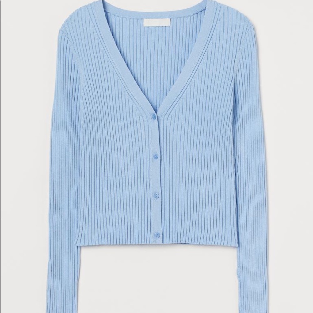 H&M Blue Knit cardigan